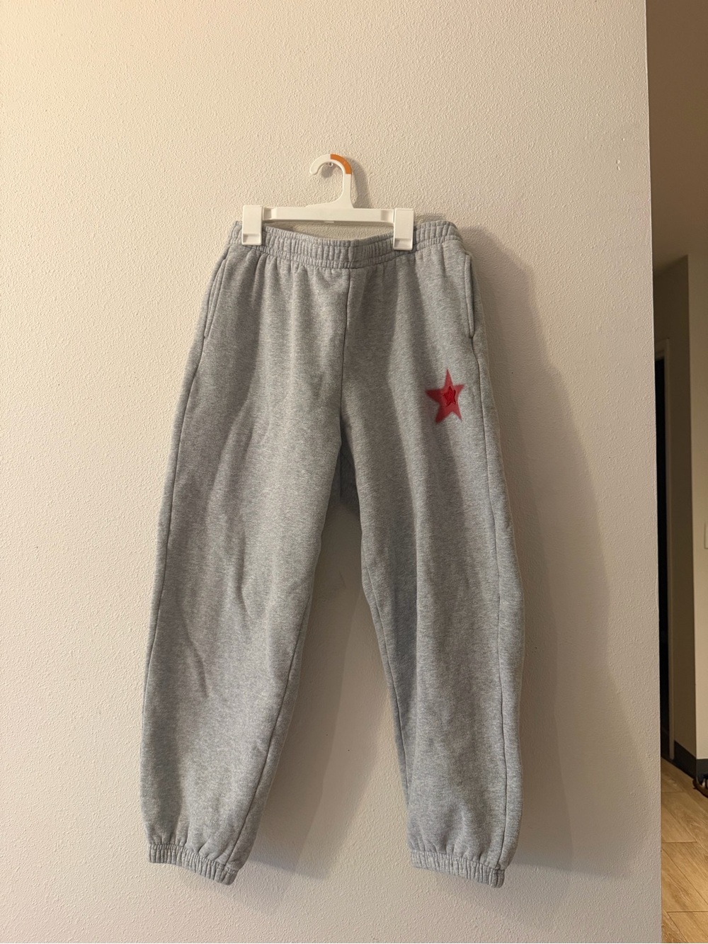 PACSUN grey sweatpants with star